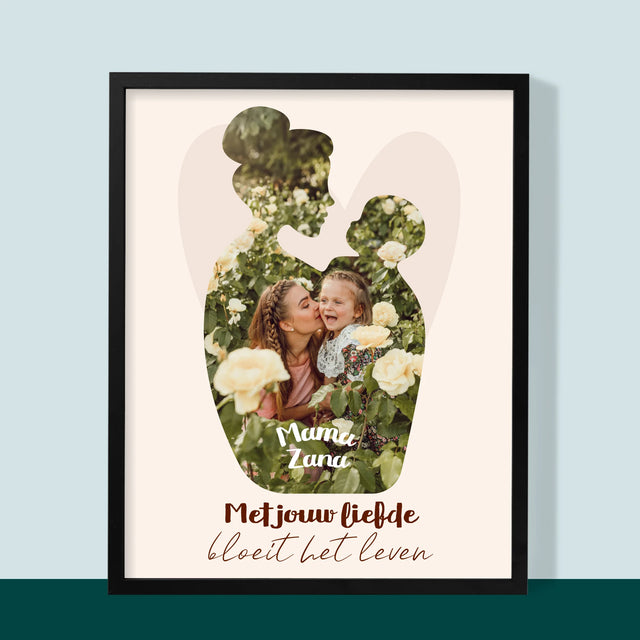 Vorm Van Foto'S: Jouw Liefde - Afdruk Met Frame 30X40 (Verticaal)