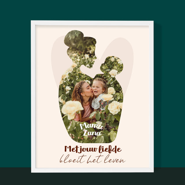 Vorm Van Foto'S: Jouw Liefde - Afdruk Met Frame 30X40 (Verticaal)