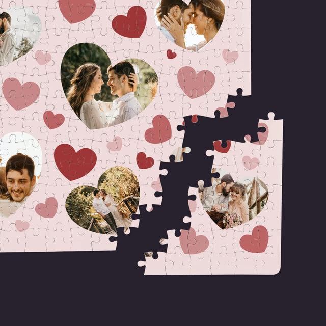 Fotocollage: Hartjes Foto'S - Puzzel