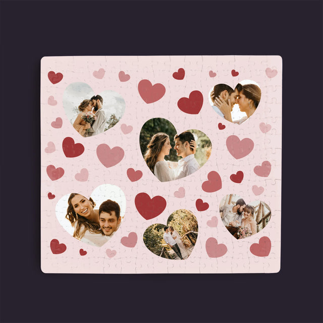 Fotocollage: Hartjes Foto'S - Puzzel