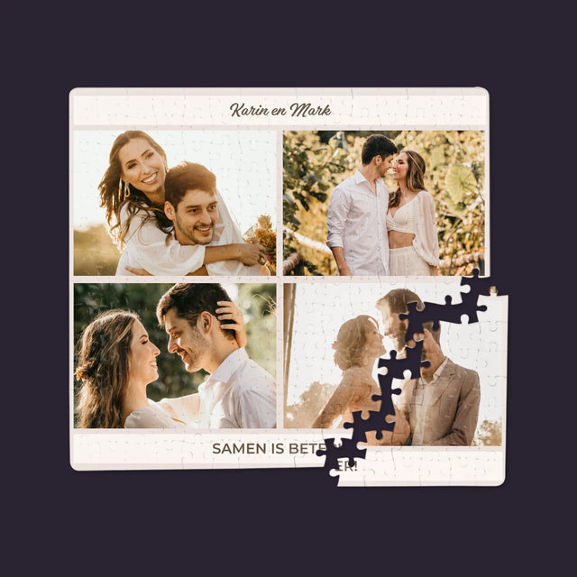Fotocollage: Samen Is Beter - Puzzel