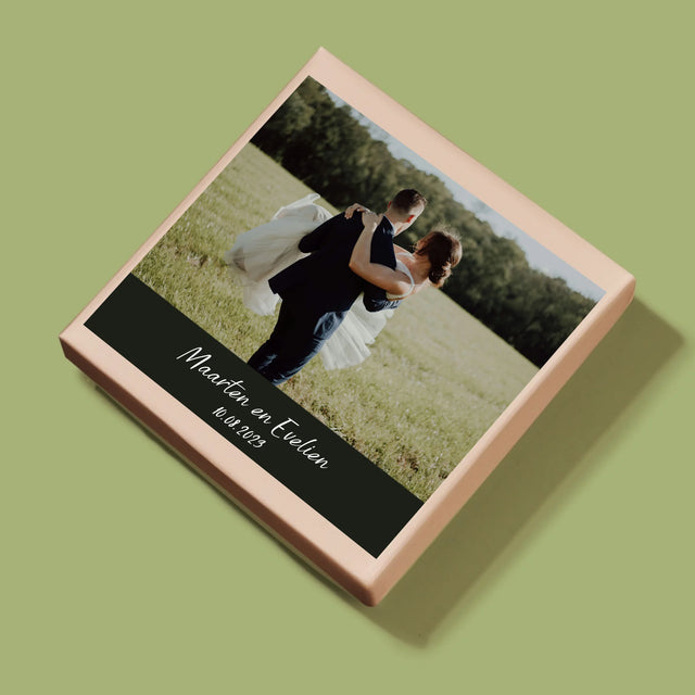 Foto En Handtekening: Trouwfoto - Puzzel