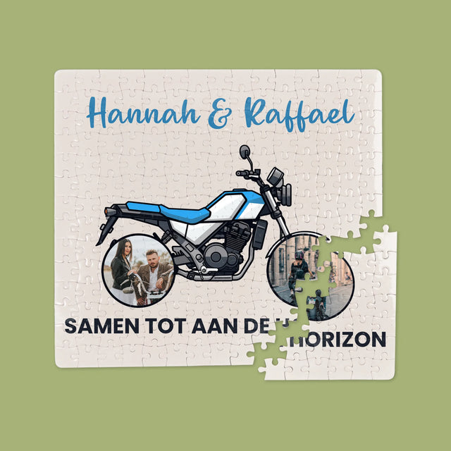 Fotocollage: Samen Tot Aan De Horizon - Puzzel