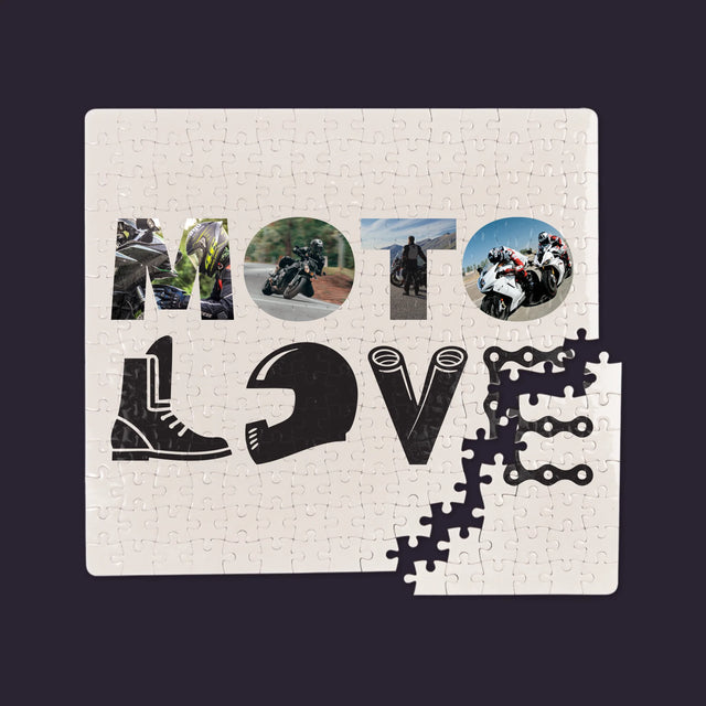 Woord Van Foto'S: Motolove - Puzzel