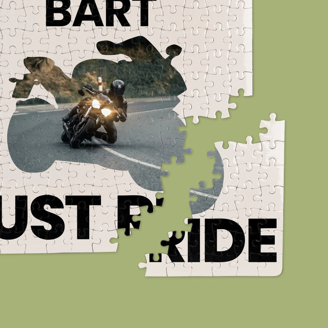 Vorm Van Foto'S: Just Ride - Puzzel