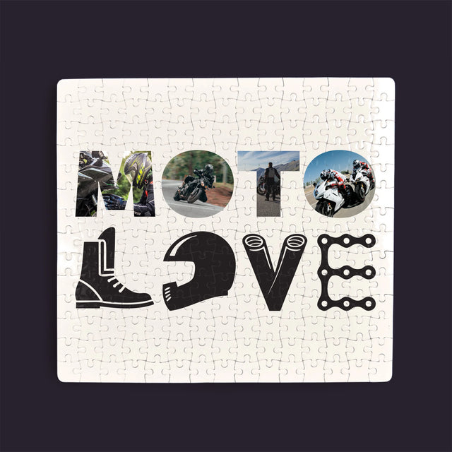 Woord Van Foto'S: Motolove - Puzzel