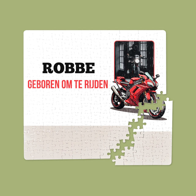 Foto En Handtekening: Geboren Om Te Rijden - Puzzel