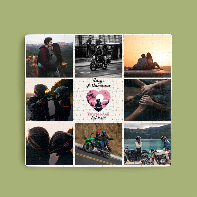 Fotocollage: De Weg Naar Het Hart - Puzzel