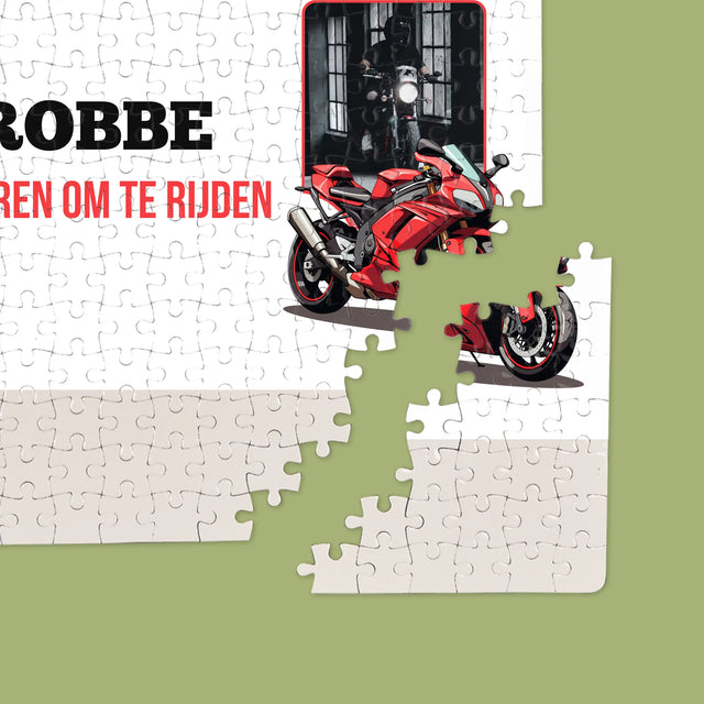Foto En Handtekening: Geboren Om Te Rijden - Puzzel