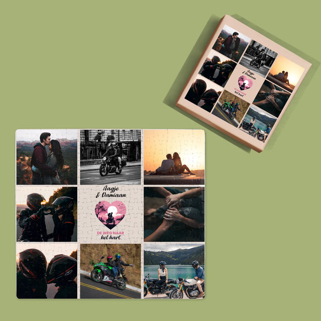 Fotocollage: De Weg Naar Het Hart - Puzzel