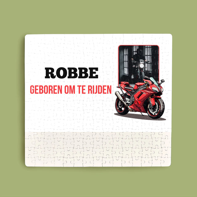 Foto En Handtekening: Geboren Om Te Rijden - Puzzel