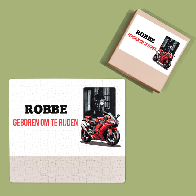 Foto En Handtekening: Geboren Om Te Rijden - Puzzel