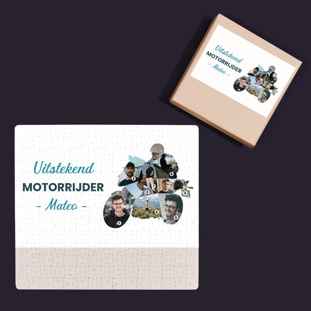 Vorm Van Foto'S: Uitstekend Motorrijder - Puzzel