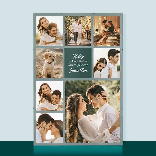 Fotocollage: Liefde Collage - Poster