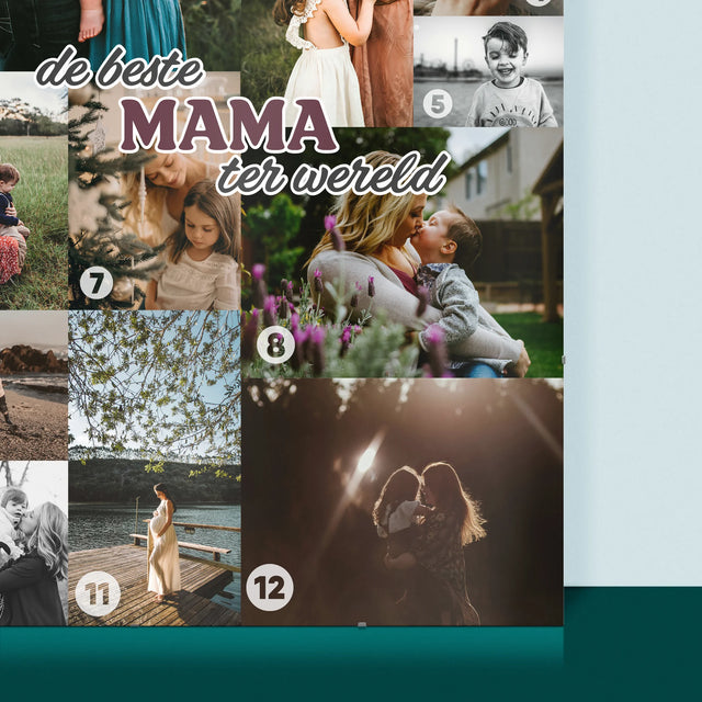 Fotocollage: De Beste Mama Ter Wereld - Poster