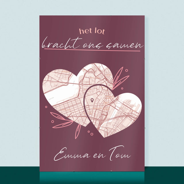 Stadsplastadsplattegrond: Stadskaart: Het Lot - Poster