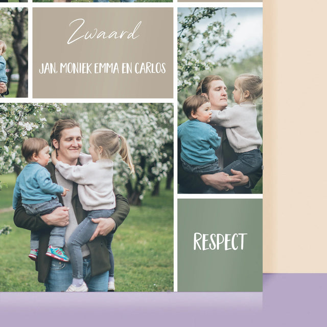 Fotocollage: Collage Familie - Poster