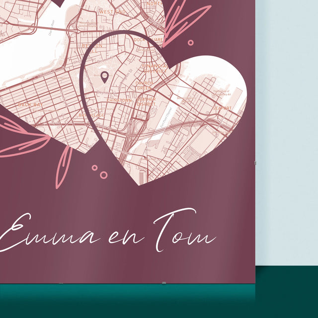 Stadsplastadsplattegrond: Stadskaart: Het Lot - Poster