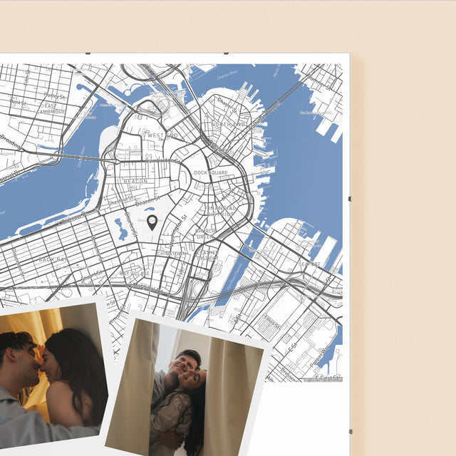 Stadsplastadsplattegrond: Stadskaart: Waar Alles Begon - Poster