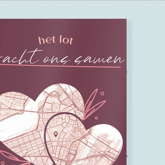 Stadsplastadsplattegrond: Stadskaart: Het Lot - Poster