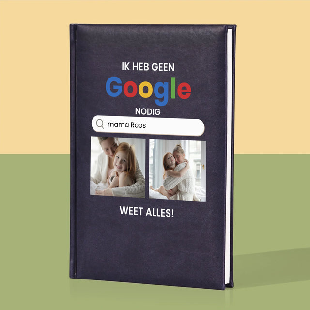 Fotocollage: Ik Heb Geen Google Nodig - Notitieboek