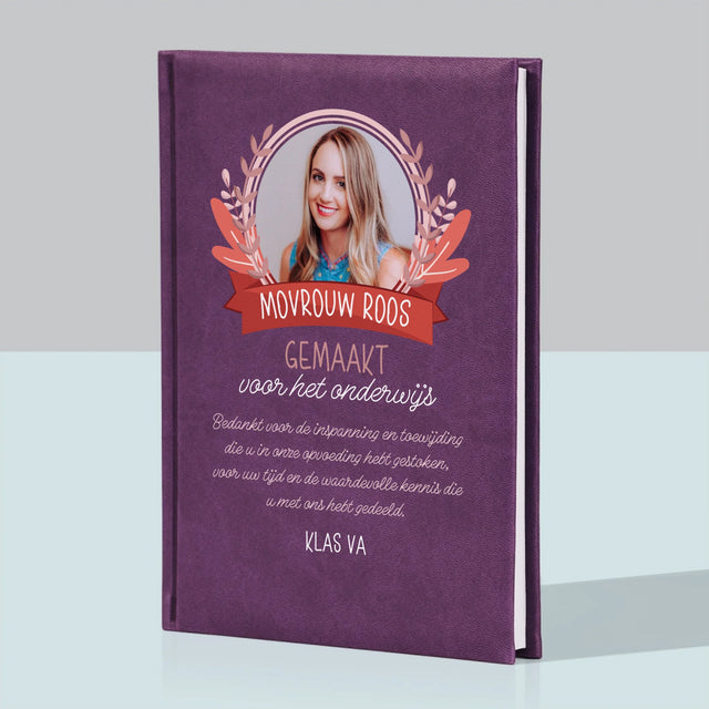 Foto En Handtekening: Gemaakt Voor Het Onderwijs - Notitieboek