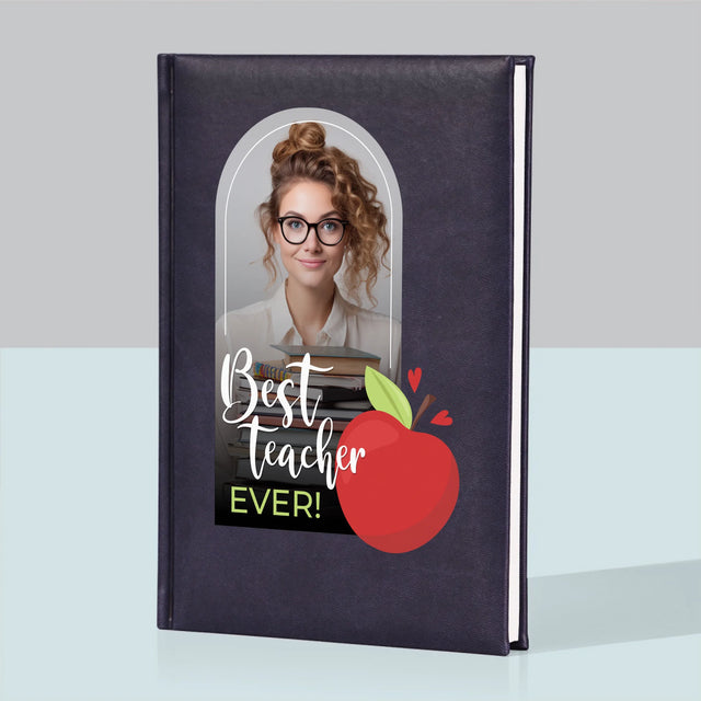 Foto En Handtekening: Best Teacher Ever - Notitieboek