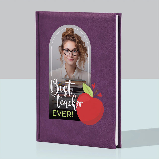 Foto En Handtekening: Best Teacher Ever - Notitieboek