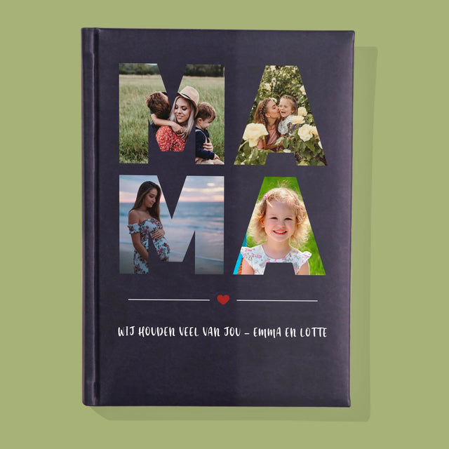 Woord Van Foto'S: Mama - Notitieboek