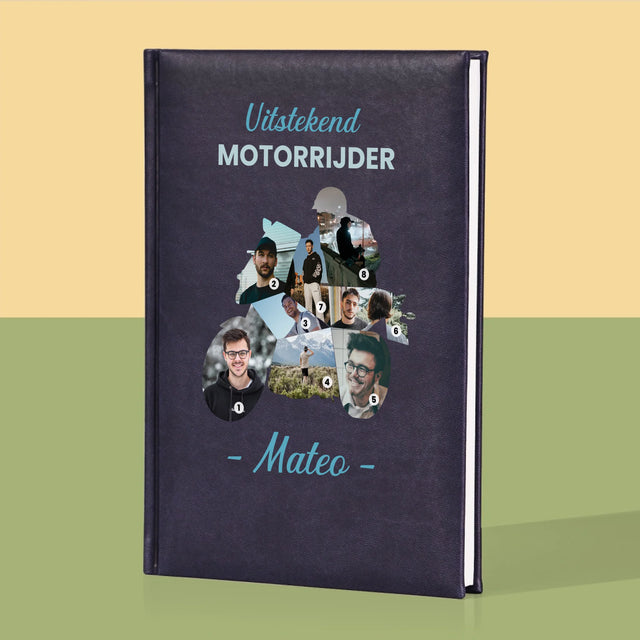 Vorm Van Foto'S: Uitstekend Motorrijder - Notitieboek