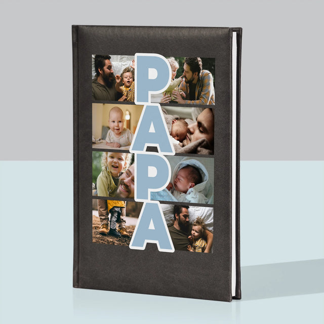 Fotocollage: Tekst Papa - Notitieboek