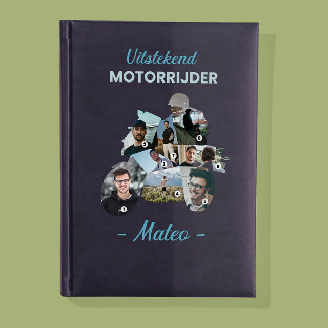 Vorm Van Foto'S: Uitstekend Motorrijder - Notitieboek