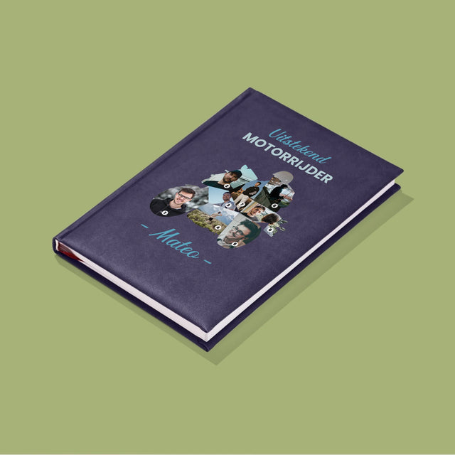 Vorm Van Foto'S: Uitstekend Motorrijder - Notitieboek