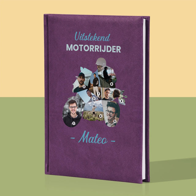 Vorm Van Foto'S: Uitstekend Motorrijder - Notitieboek
