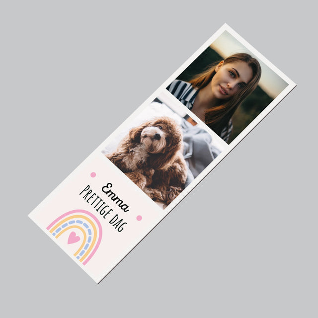 Fotocollage: Prettige Dag - Koelkast Magneet