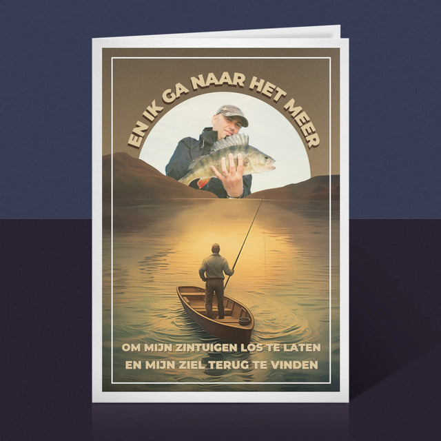 Foto En Handtekening: En Ik Ga Naar Het Meer - Wenskaart