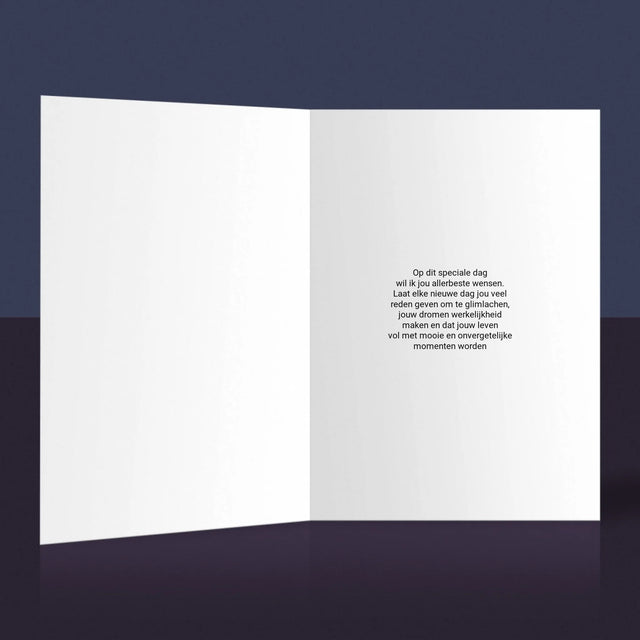 Foto En Handtekening: En Ik Ga Naar Het Meer - Wenskaart