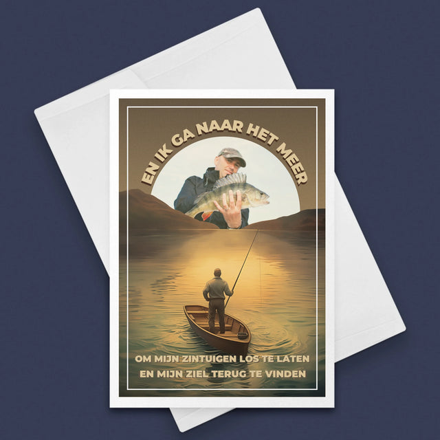 Foto En Handtekening: En Ik Ga Naar Het Meer - Wenskaart