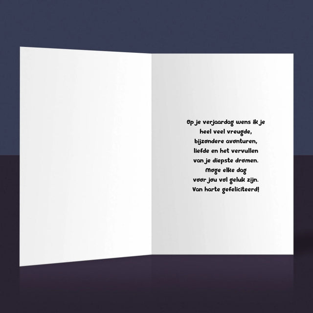 Fotocollage: 18 Pintje - Wenskaart