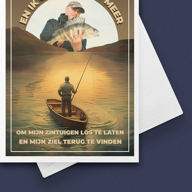 Foto En Handtekening: En Ik Ga Naar Het Meer - Wenskaart