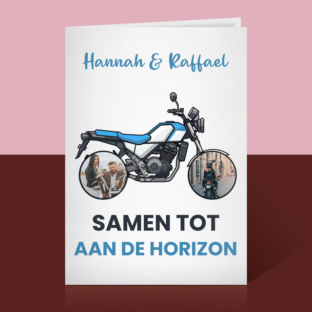 Fotocollage: Samen Tot Aan De Horizon - Wenskaart