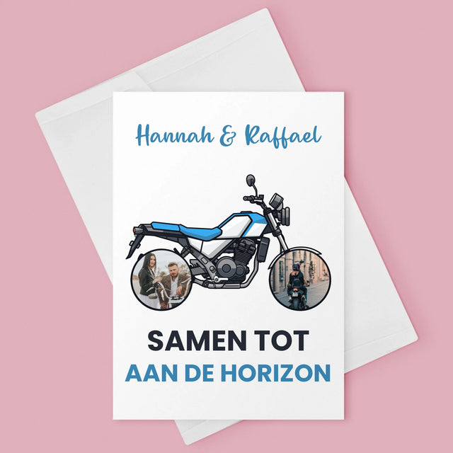 Fotocollage: Samen Tot Aan De Horizon - Wenskaart