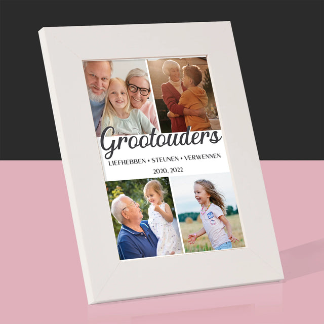 Fotocollage: Liefste Grootouders - Fotokader (Horziontaal)