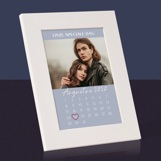 Foto En Handtekening: Onze Speciale Dag - Fotokader (Horziontaal)
