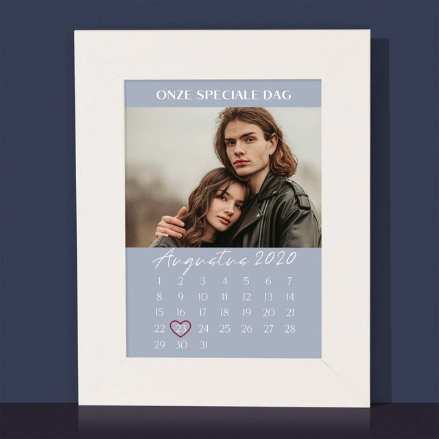 Foto En Handtekening: Onze Speciale Dag - Fotokader (Horziontaal)