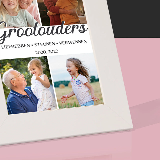 Fotocollage: Liefste Grootouders - Fotokader (Horziontaal)