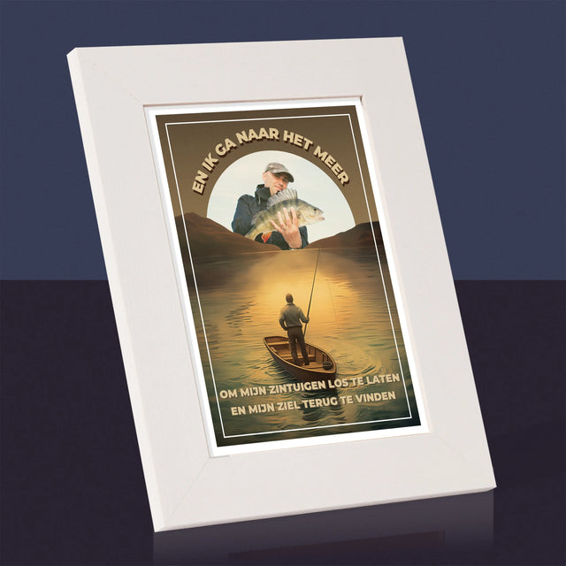 Foto En Handtekening: En Ik Ga Naar Het Meer - Fotokader (Horziontaal)