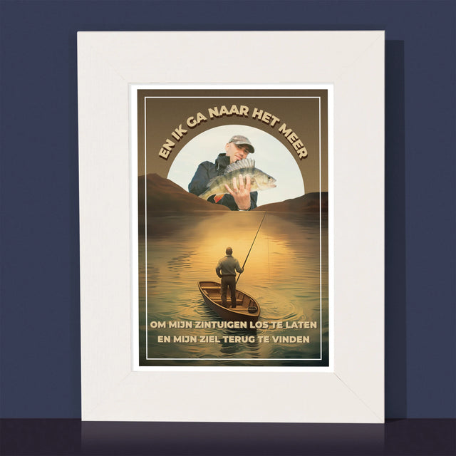 Foto En Handtekening: En Ik Ga Naar Het Meer - Fotokader (Horziontaal)