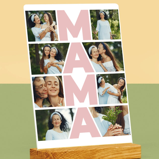 Fotocollage: Mama Collage - Afdruk Op Acrylglas (Verticaal)