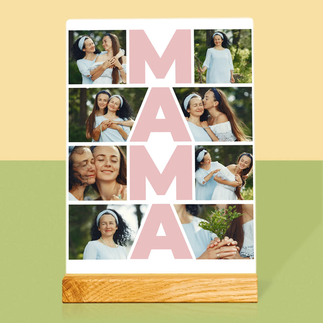 Fotocollage: Mama Collage - Afdruk Op Acrylglas (Verticaal)